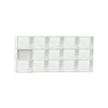 Clearly Secure 38.75 in. x 17.25 in. x 3.125 in. Frameless Clear Glass Block Window with Dryer Vent