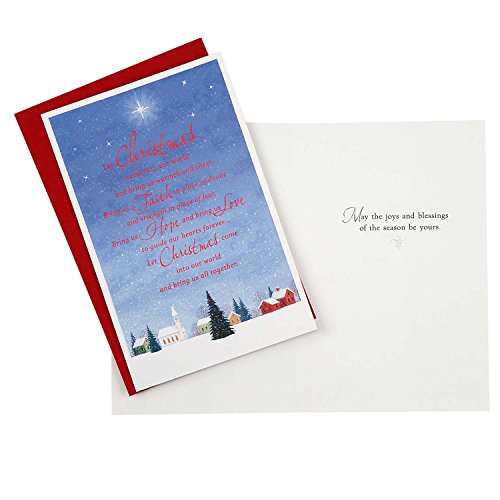 Hallmark Boxed Christmas Cards, Church Blessings (40 Cards with Envelopes) R6160