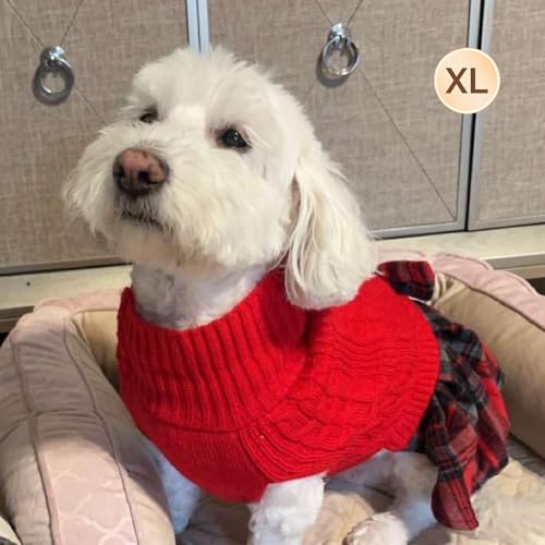 KYEESE Dog Sweater Knitwear with Bowtie for Small Dogs R875009