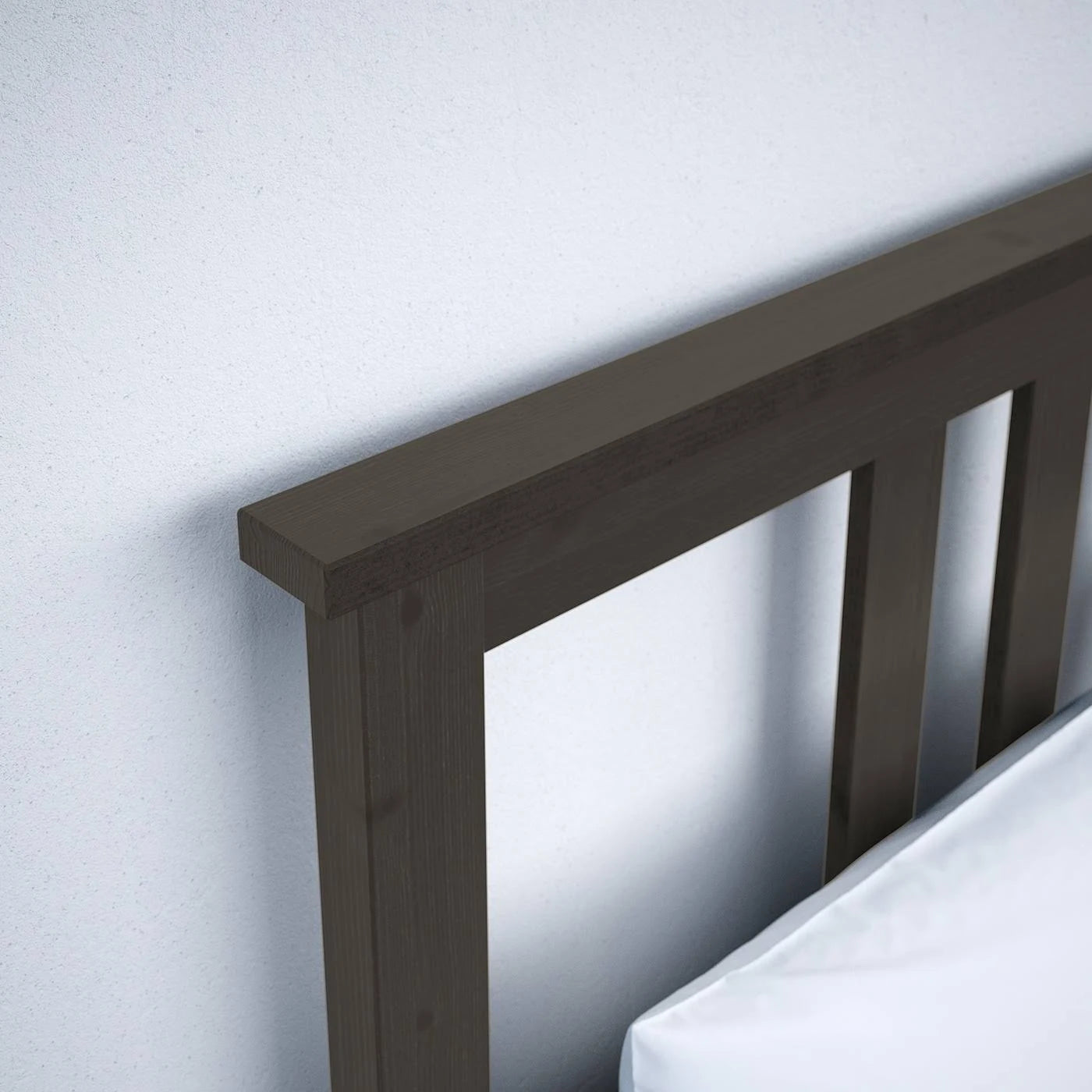 IKEA HEMNES Bed Frame, black-brown, King B48673