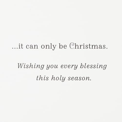 Hallmark Boxed Religious Christmas Cards, Gold Foil Star, 40 Cards with Envelopes Y420453