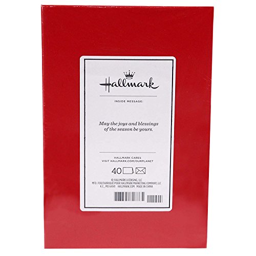 Hallmark Boxed Christmas Cards, Church Blessings (40 Cards with Envelopes) R6160