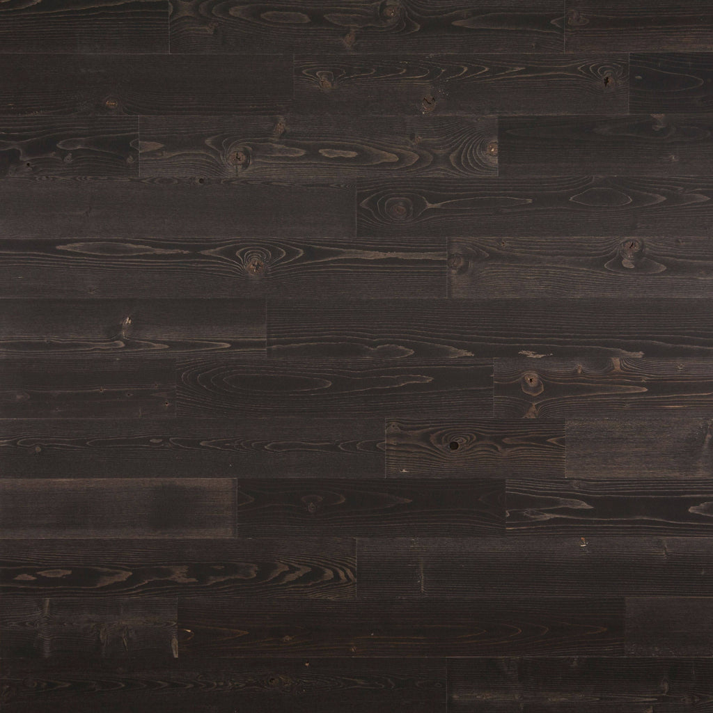 Timberchic 274 Peel and Stick Reclaimed Black Ice Wood, 4 in. Planks