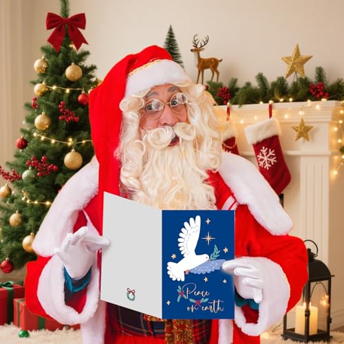 24 Pack Christian Christmas Cards, Religious Holiday Card Set with 6 Designs E9614