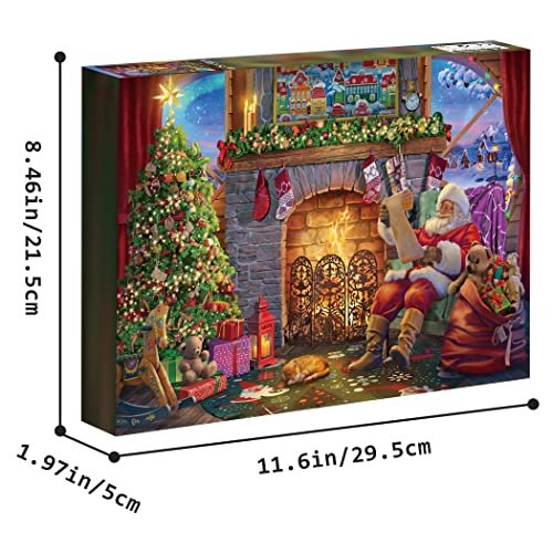 Becko 1000 Piece Wooden Jigsaw Puzzle for Adults, Snow Scene N4512