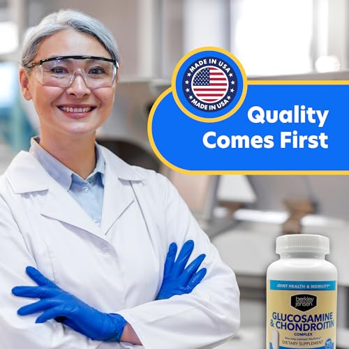 Berkley Jensen Glucosamine Chondroitin MSM Boswellia Complex Triple Strength, 200 Caplets P6366