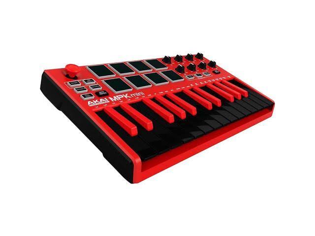 Akai Professional MPK Mini MKII Keyboard Red L474