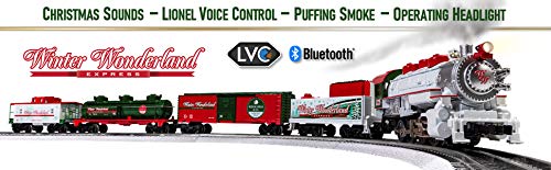 Lionel Winter Wonderland LionChief 5.0 Electric O Gauge Train Set with Bluetooth & Remote H663238