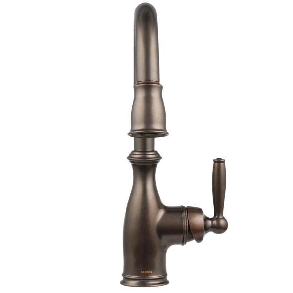 Moen Brantford Oil Rubbed Bronze One-Handle Pulldown Bar Faucet A688333