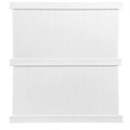 Weatherables Augusta 8 ft. H x 6 ft. W White Vinyl Privacy Fence Panel Kit - Avayadevconnect