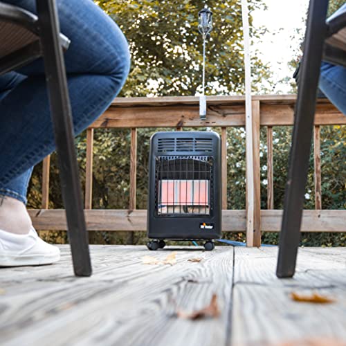 Mr. Heater MH18CH Radiant Cabinet LP Heater, Black I7911