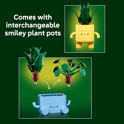 LEGO Botanicals Happy Plants Building Toys for Ages 9+ Q204