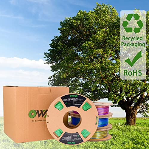 OVV3D Wood PLA Filament Bundle 1.75mm 200g 4 Pack Y521193