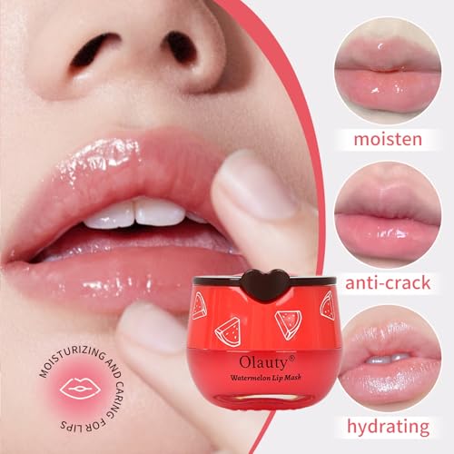 6 PCS Bee Lip Balm Mask Honey Pot, Moisturizing Overnight Lip Care M561365