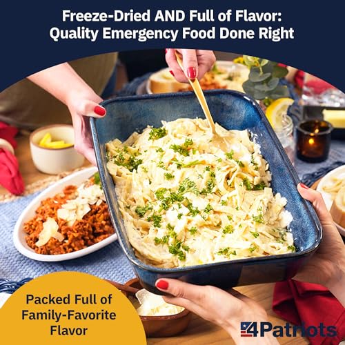 4Patriots 2-Week Survival Food Kit, 84 Servings, 25-Year Shelf Life T5486