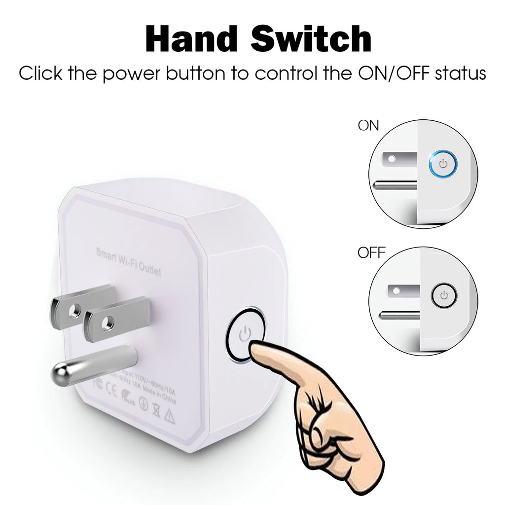 Kootion Smart Plug 3 Pack WiFi Mini Outlets, Works with Google Assistant B7478