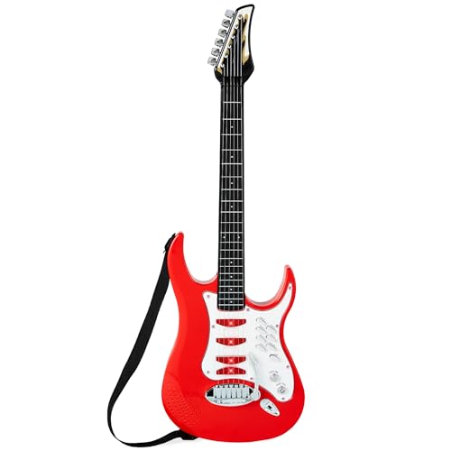 Kids Electric Musical Guitar Play Set Toy Starter Kit with Microphone and Amp - Blue B982