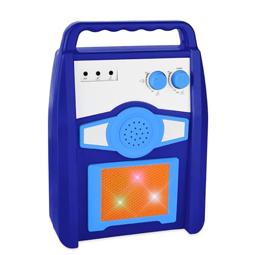 Kids Electric Musical Guitar Play Set Toy Starter Kit with Microphone and Amp - Blue B982