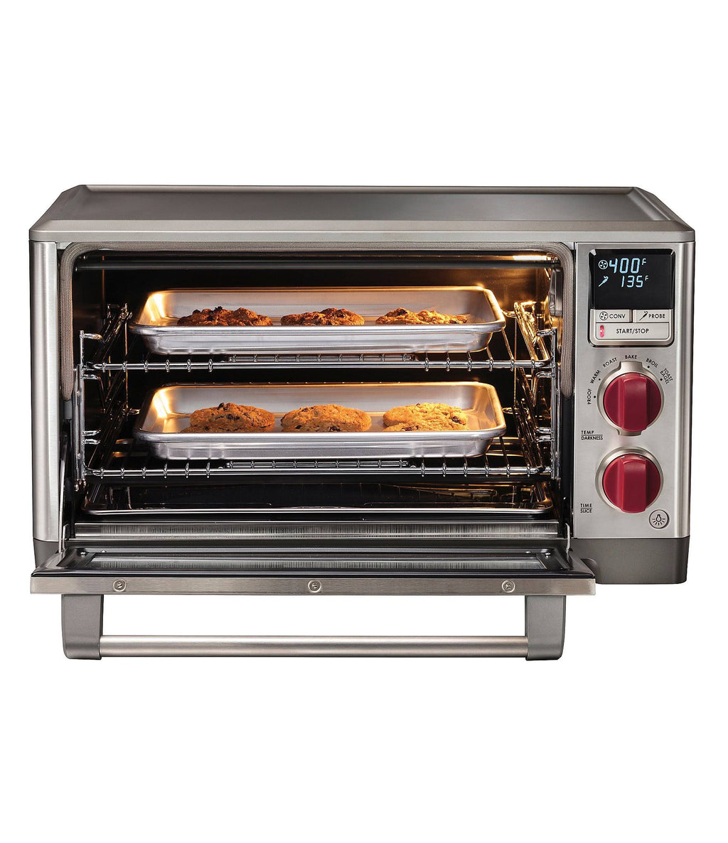 Wolf Gourmet Elite Countertop Oven with Red Knobs L10534