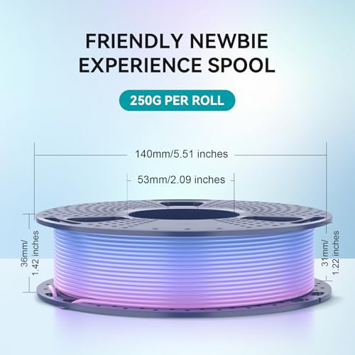 SUNLU PLA Filament 1.75mm 250g 8 Rolls Multicolor Bundle Y20969