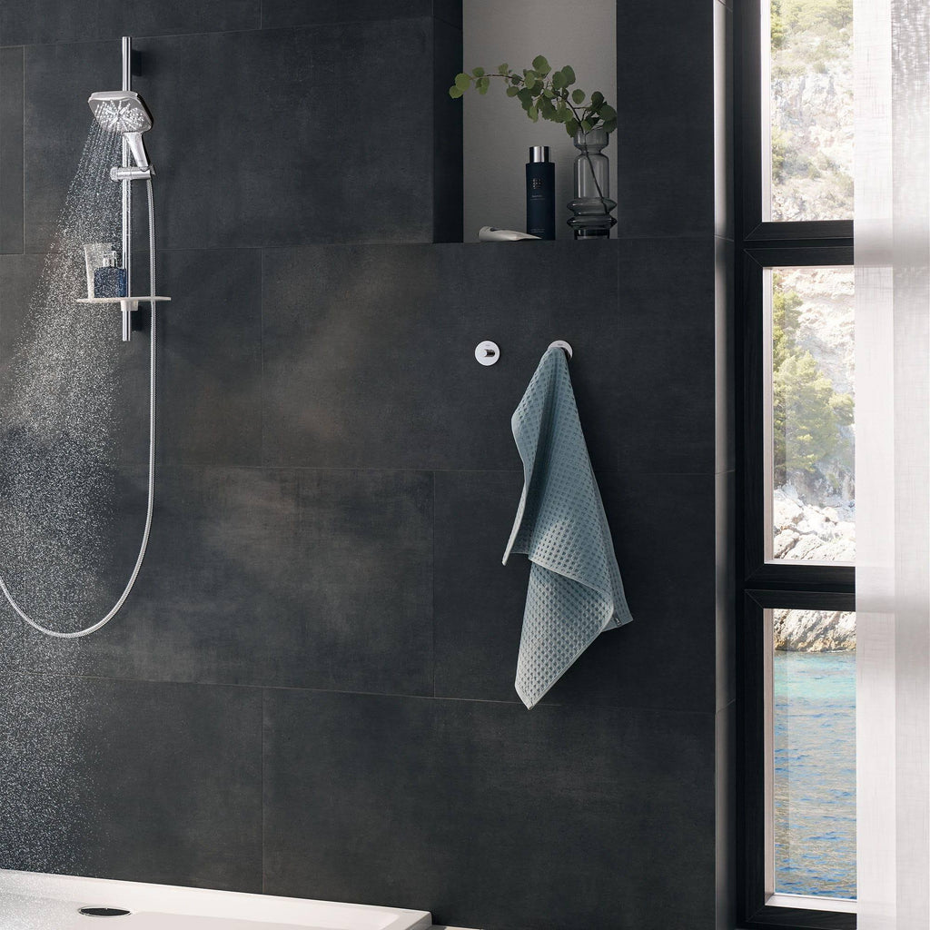 Grohe Rainshower Smartactive 36x22 Shower Slide Bar, Starlight Chrome V20584