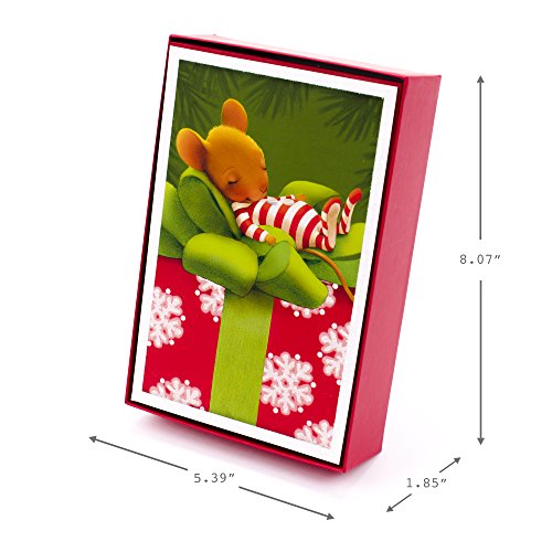 Hallmark Christmas Cards Boxed with Envelopes, Happy Holidays, 40 Count F297425