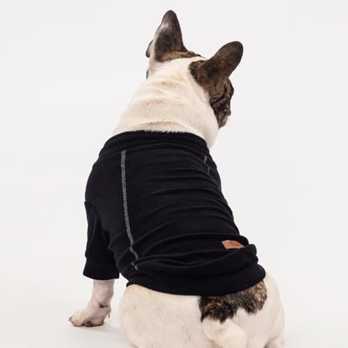 Fitwarm 3 Pack Classic Fleece Dog Sweater for Small Dogs, Medium D613