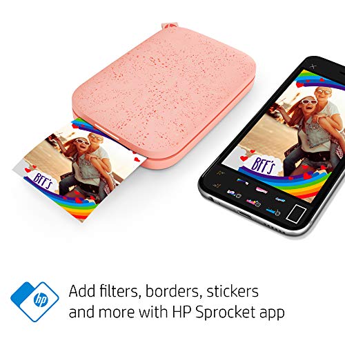HP Sprocket Portable 2x3 Instant Photo Printer (Luna Pearl) A89391