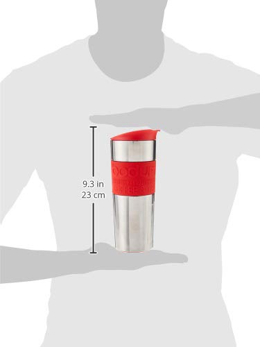 Bodum Travel Press, Vacuum Insulated, 15oz, Black Q18221