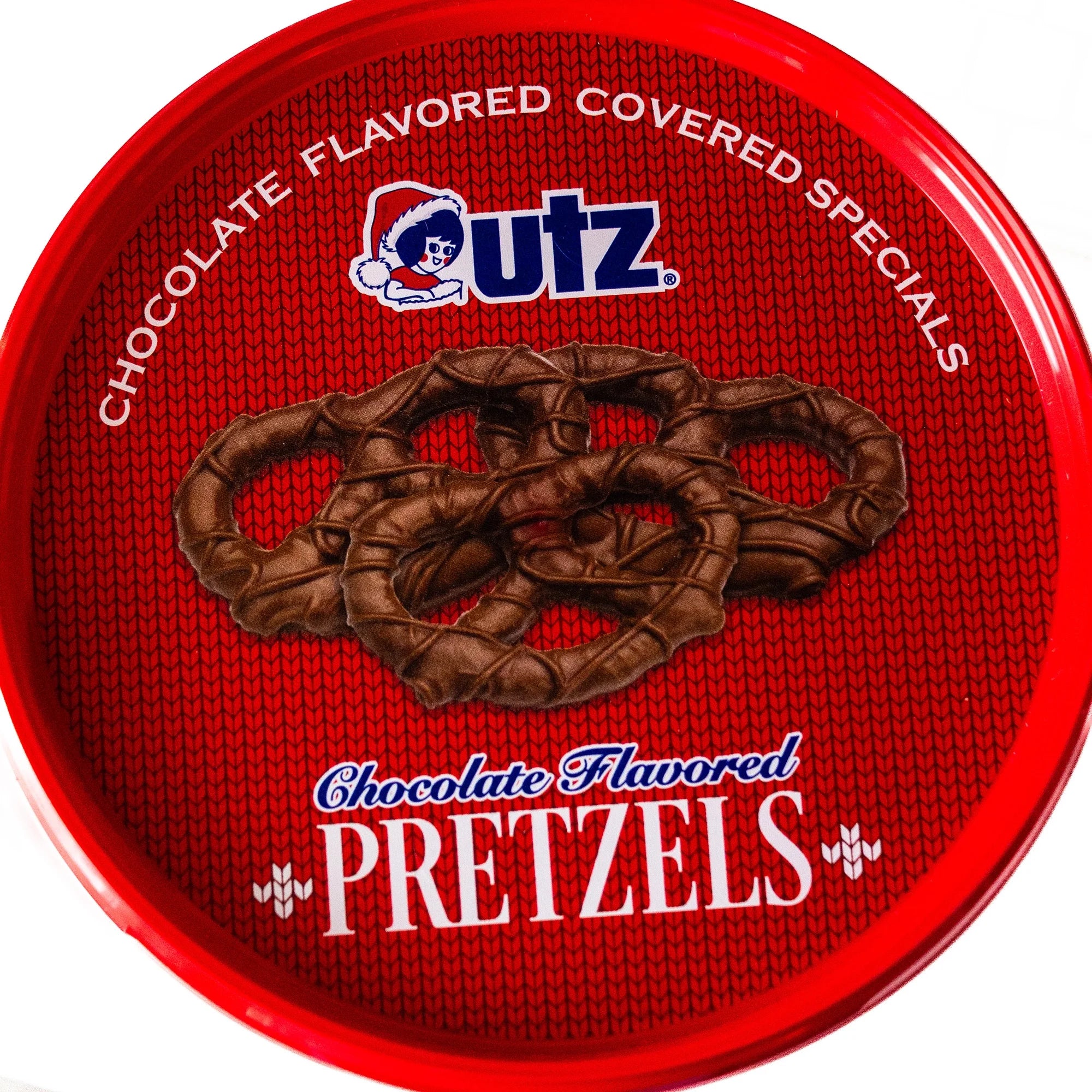 Utz Chocolate Covered Holiday Pretzels 3-Pack and Kettle Popcorn Bundle by Noblecrunch R834973