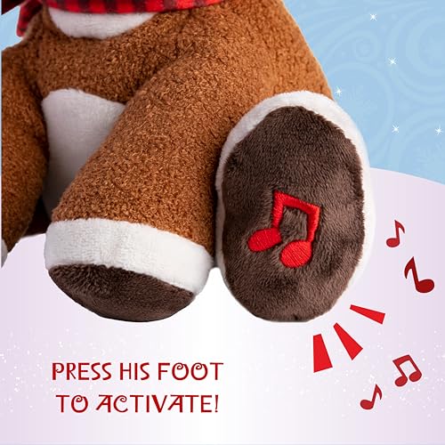 Rudolph the Red-Nosed Reindeer Plush Toy with Music & Lights X48937