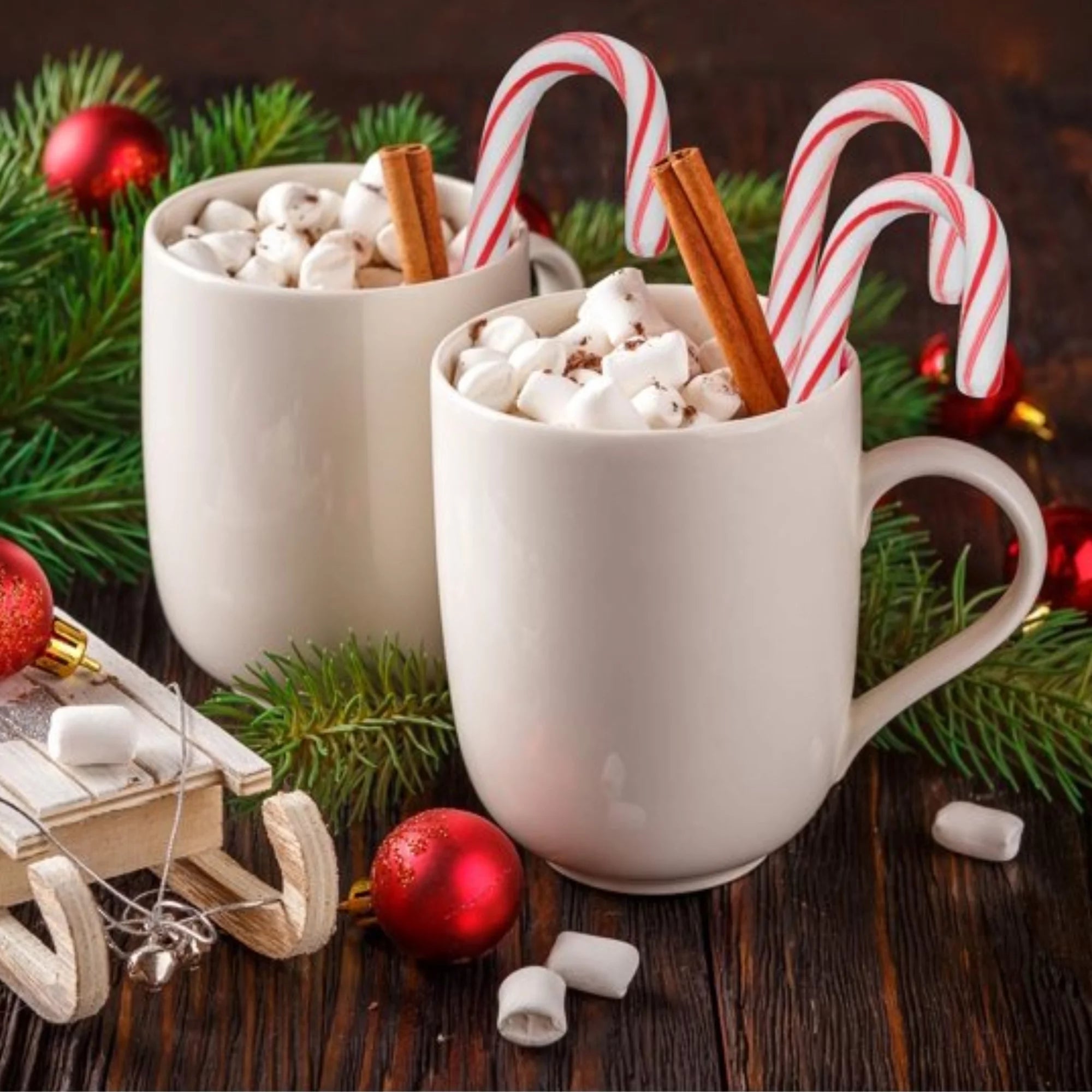 Brach's The Original Peppermint Candy Canes Red & White Classic Hard Candy 12ct with Storage Carrier N46952