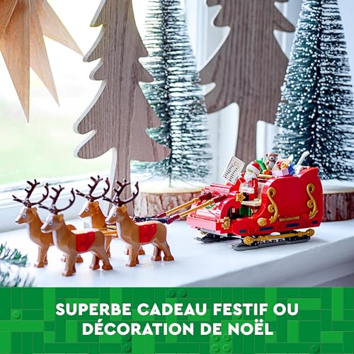 LEGO Santa's Sleigh Building Toy Set with Santa Claus Figurine & Reindeer, Ages 9+ Y3715