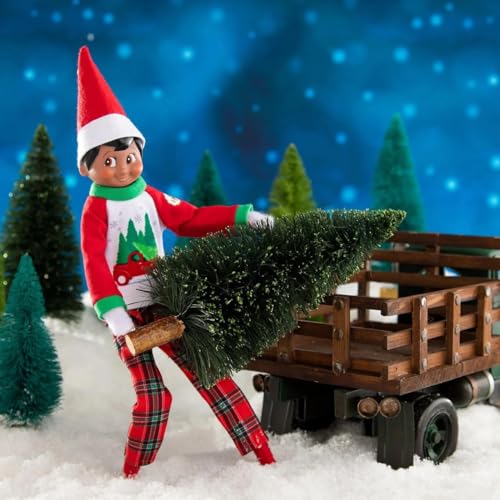 Elf on The Shelf Box Set with Blue Eyed Girl Scout Elf & Claus Couture Collection U940609