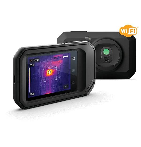 FLIR C3-X - Thermal and visual light camera combo - compact - 0.012 MP - Wi-Fi - black - Megean