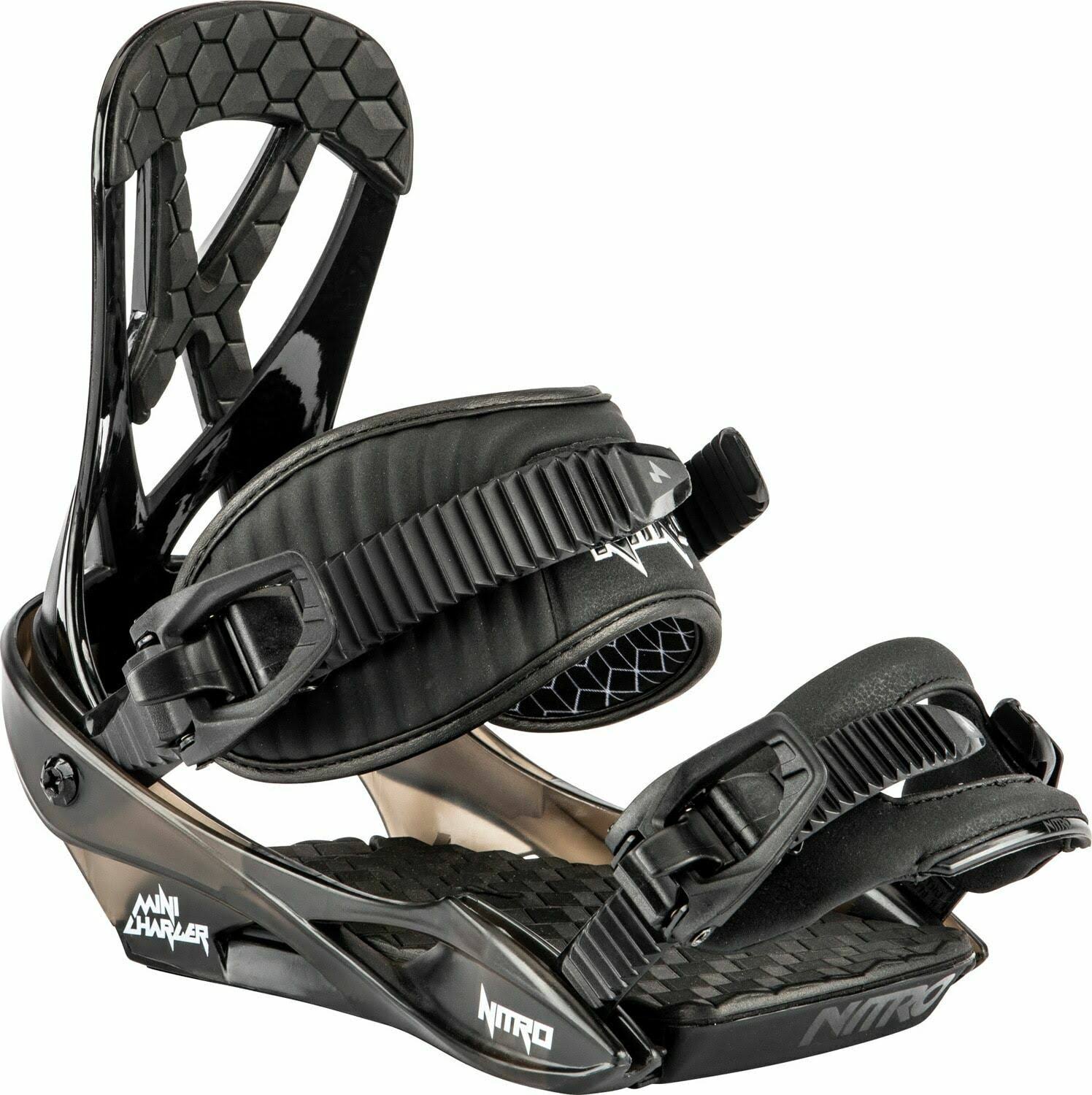 Nitro Charger Youth Snowboard Binding - Kids& Black, M - Avayadevconnect