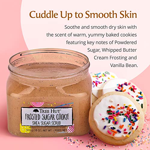 Tree Hut Frosted Sugar Cookie Shea Sugar Scrub 18 fl oz V967