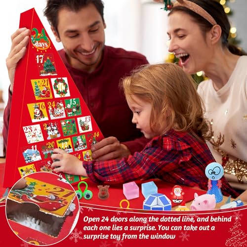 Fidget Advent Calendar 2025 for Kids, 24 Days of Surprise Toys R16003