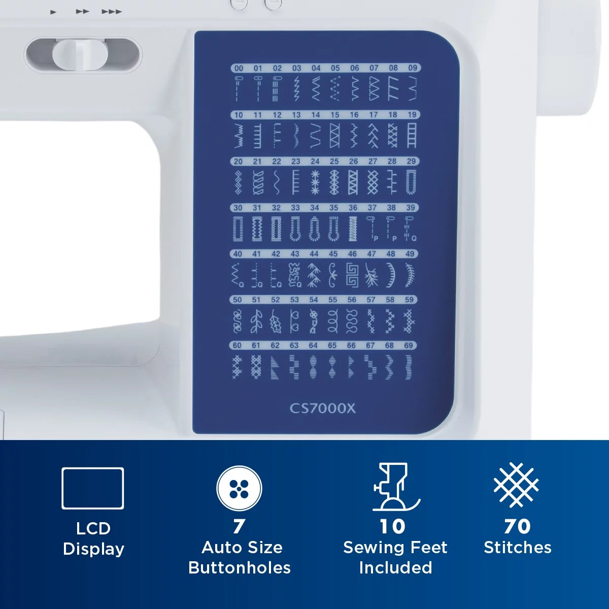 Brother CS7000X Computerized Sewing Machine with Wide Table R455