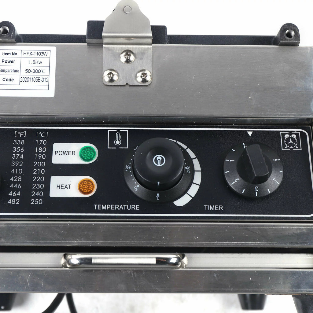 Electric Stick Waffle Iron Commercial Nonstick Double Heating Belgian Waffle Maker 110V B362771