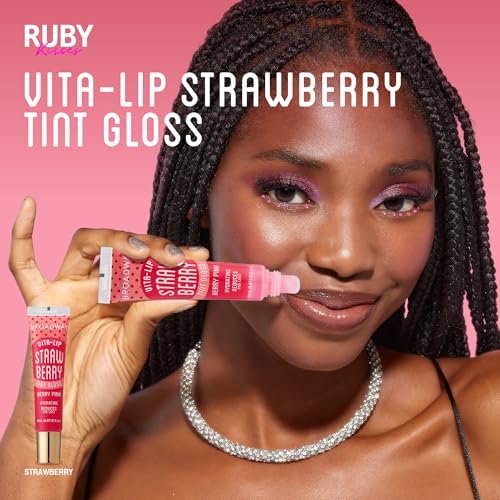 Ruby Kisses Broadway Vita-Lip Clear Lip Gloss 8 Pack, Ultra-Hydrating with Vitamins T1692