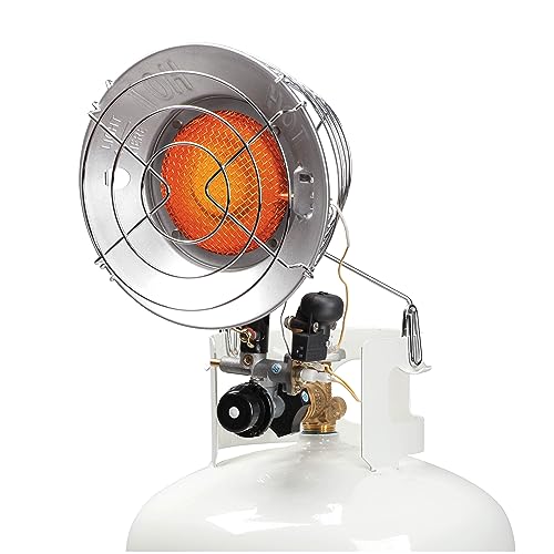 15,000 BTU Portable Propane Radiant Heater, Grey/Silver N740