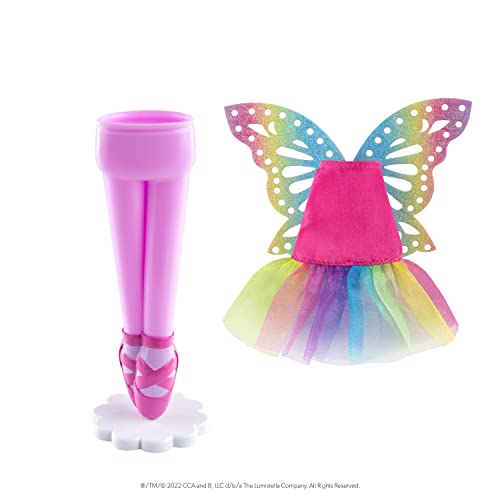 Elf on the Shelf Scout Girl Light Tone Blue Eyed with Magifreez Rainbow Snow Pixie Bundle K988223