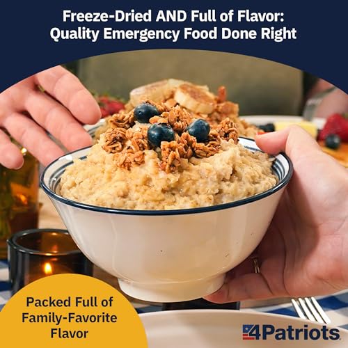 4Patriots 2-Week Survival Food Kit, 84 Servings, 25-Year Shelf Life T5486
