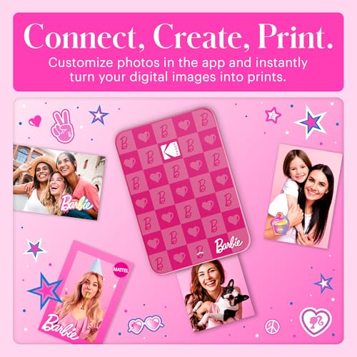 KODAK Step Instant Smartphone Photo Printer - Portable Wireless Zink 2x3" - White G38776