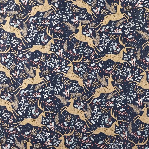 RUSPEPA Christmas Wrapping Paper Jumbo Roll Kraft Paper, Christmas Tree Design, 30 in x 100 ft U53088