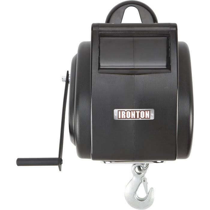 Ironton 12 Volt DC Powered Electric Marine Winch - 5,000-Lb. Capacity, Galvanized Wire Rope 21601007