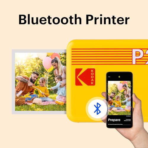 Kodak Mini 2 Retro 4PASS Portable Photo Printer, White L11307