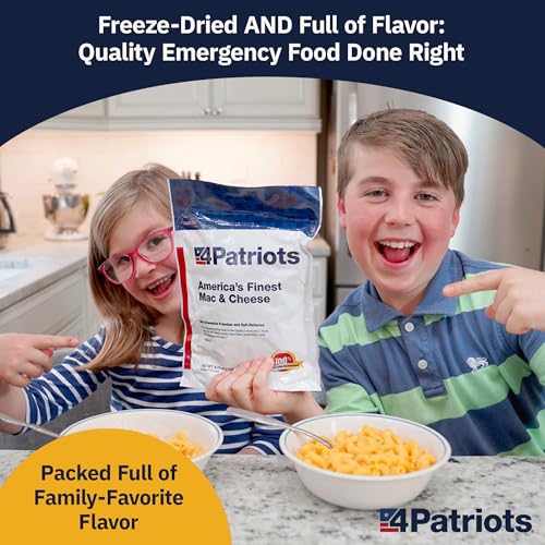 4Patriots 2-Week Survival Food Kit, 84 Servings, 25-Year Shelf Life T5486