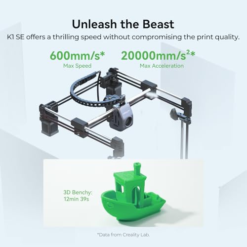 Creality K1 SE 3D Printer, Fully Assembled FDM Printer for Beginners I85658